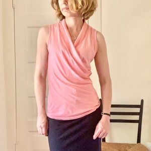 Velvet by G & S - Adelise Faux Wrap Tank Top